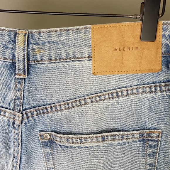 H&M | & Denim 90's Baggy Jeans Distressed Ultra High Rise Jeans size 6 - Picture 7 of 12